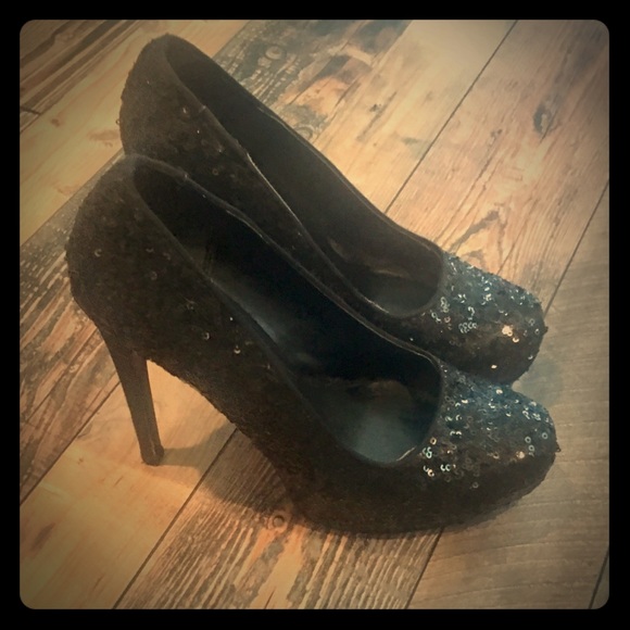 Shoe Dazzle Shoes - Sequined Heels Shoe Dazzle Shoes - Sequined Heels
